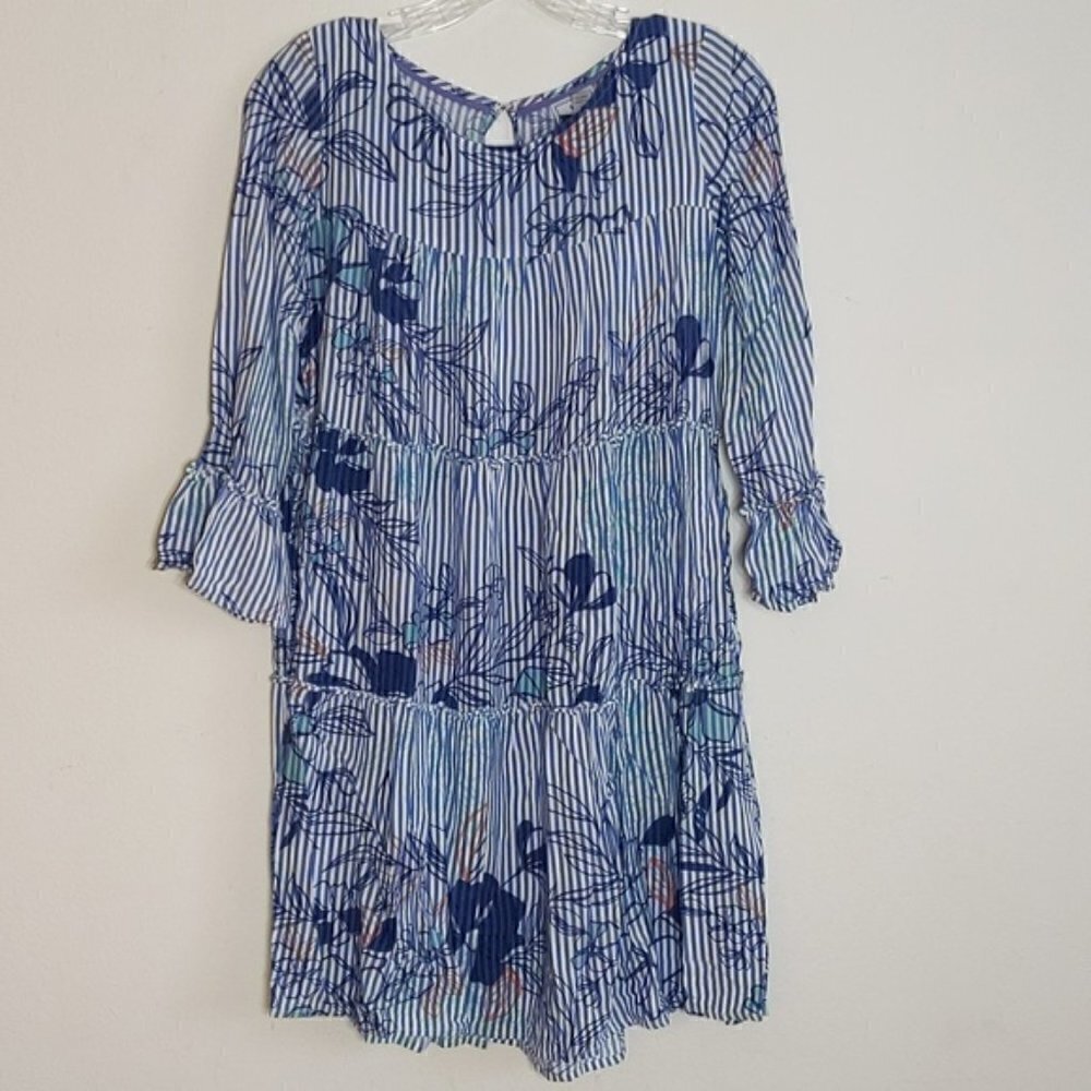 Violet Weekend Tiered Sack Dress